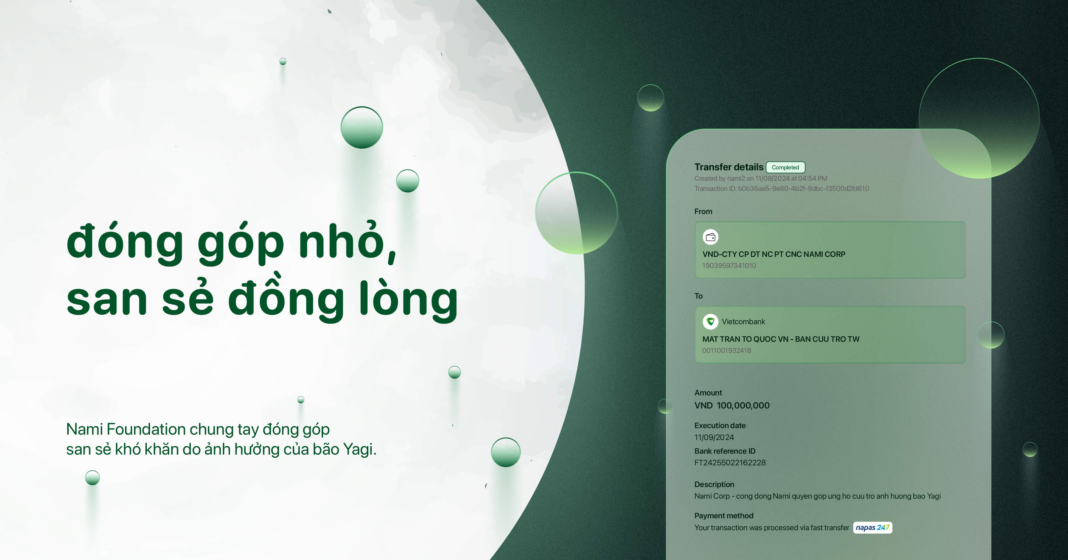 Chung tay đóng góp, chia sẻ cùng đồng bào do ảnh hưởng của cơn bão Yagi