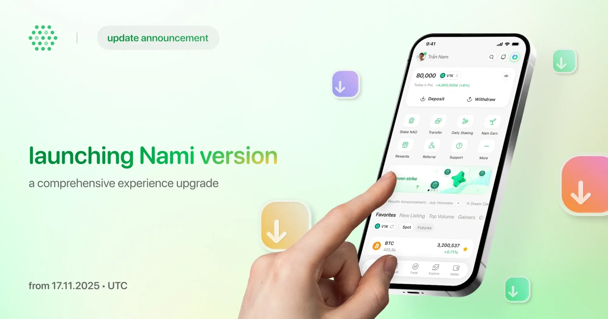 From Nami Exchange to Nami, and a holistic upgrade in user experience
